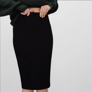 Artizia Wilfred black pencil skirt